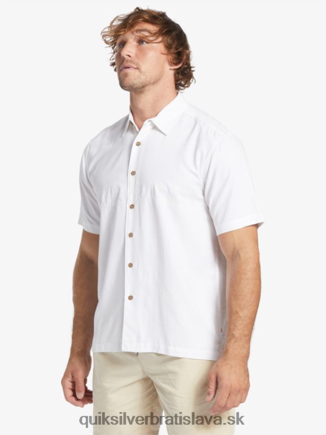 waterman tahiti palms prémiová protivrásková košeľa Quiksilver muži B80HXR867 biely