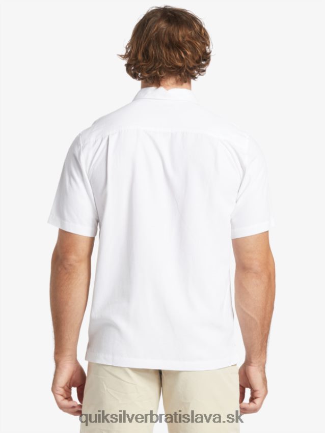 waterman tahiti palms prémiová protivrásková košeľa Quiksilver muži B80HXR867 biely