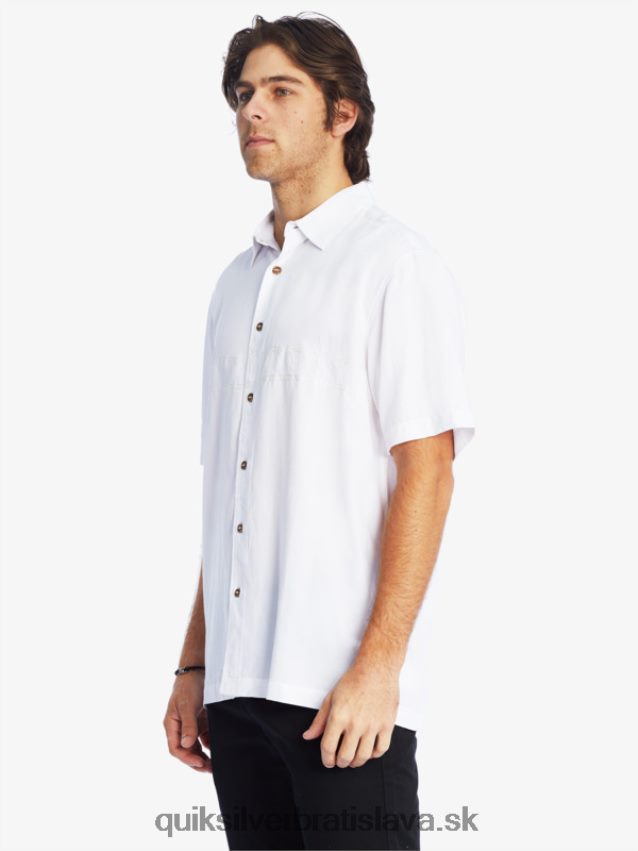 waterman tahiti palms prémiová protivrásková košeľa Quiksilver muži B80HXR867 biely