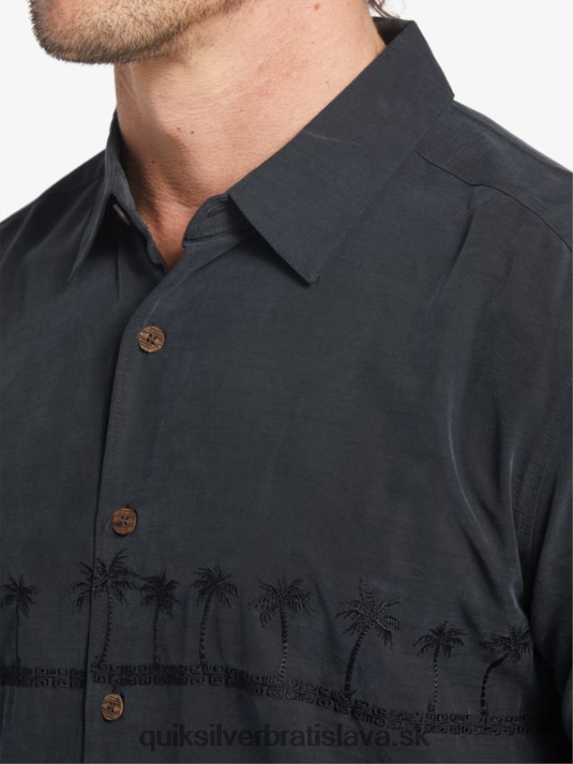 waterman tahiti palms prémiová protivrásková košeľa Quiksilver muži B80HXR868 čierna
