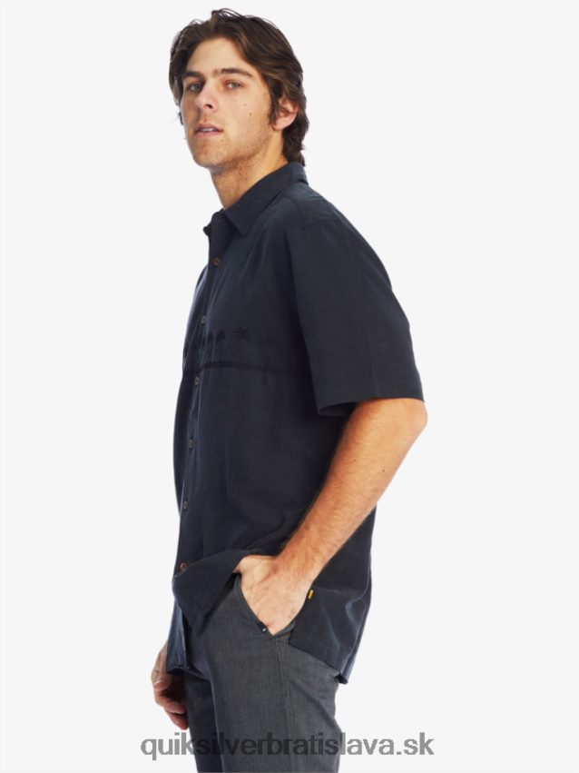 waterman tahiti palms prémiová protivrásková košeľa Quiksilver muži B80HXR868 čierna