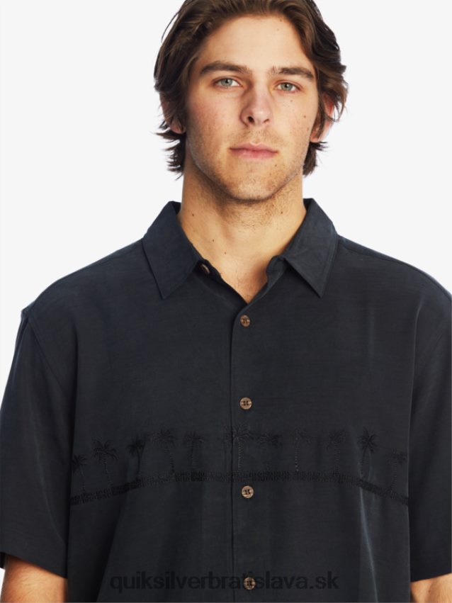 waterman tahiti palms prémiová protivrásková košeľa Quiksilver muži B80HXR868 čierna