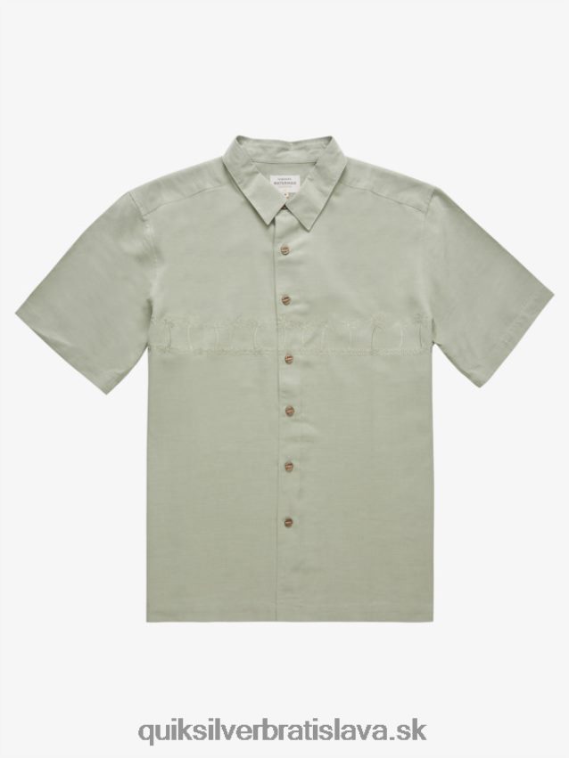 waterman tahiti palms prémiová protivrásková košeľa Quiksilver muži B80HXR871 čaj
