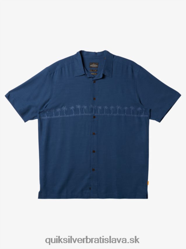 waterman tahiti palms prémiová protivrásková košeľa Quiksilver muži B80HXR872 práporčík modrý