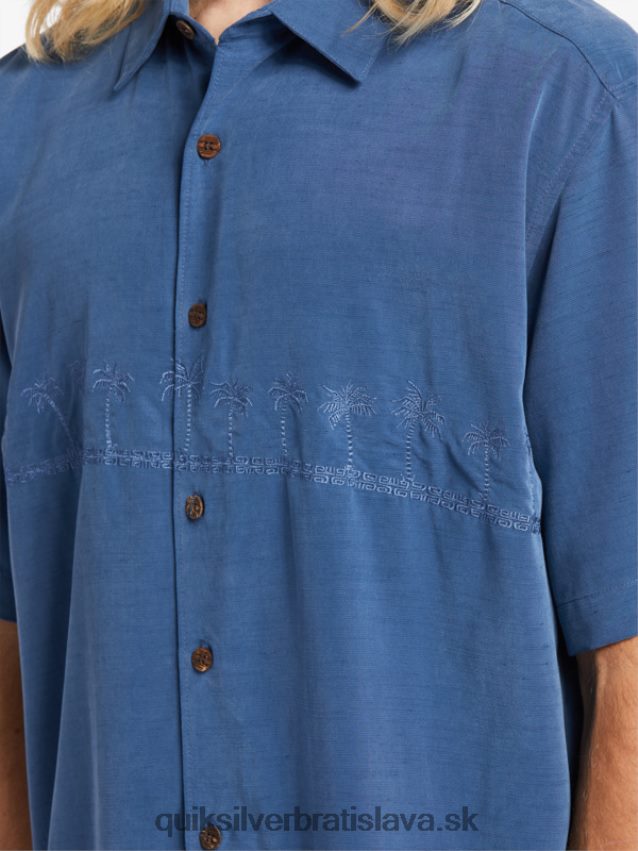 waterman tahiti palms prémiová protivrásková košeľa Quiksilver muži B80HXR872 práporčík modrý