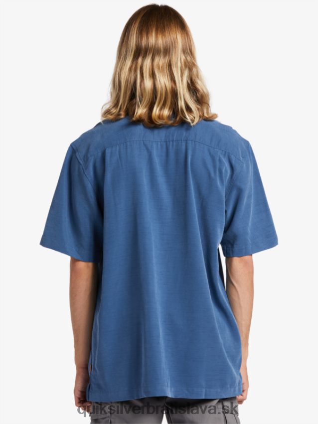 waterman tahiti palms prémiová protivrásková košeľa Quiksilver muži B80HXR872 práporčík modrý