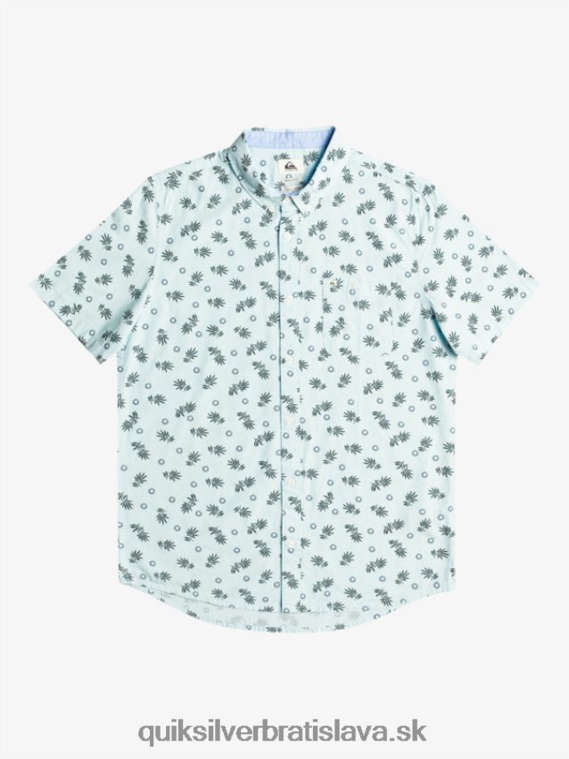 z oceánu do raja tričko s krátkym rukávom Quiksilver muži B80HXR1389 nebesky modrá od oceánu