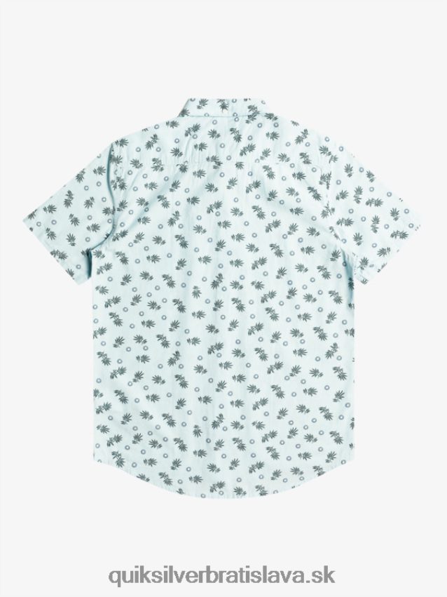 z oceánu do raja tričko s krátkym rukávom Quiksilver muži B80HXR1389 nebesky modrá od oceánu