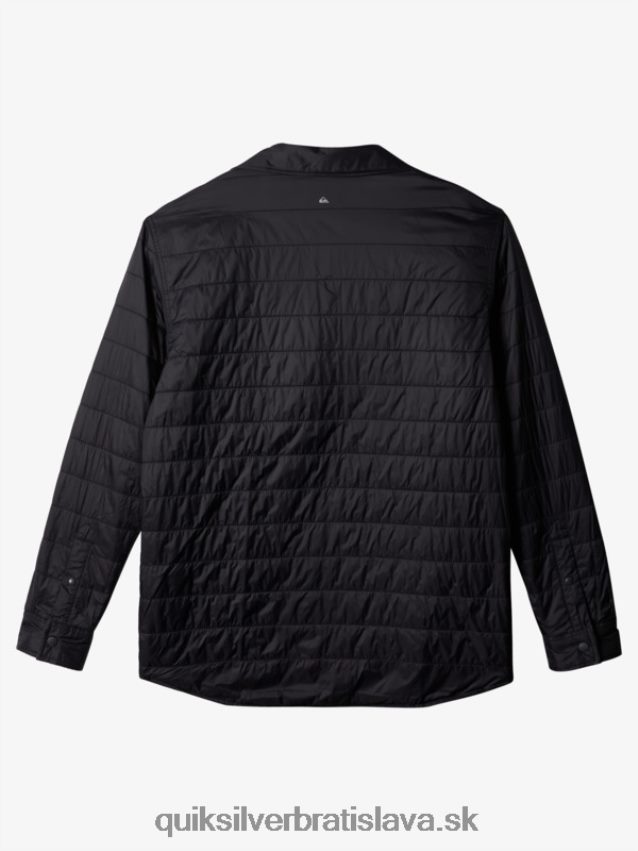 zateplená obojstranná flanelová košeľa na voľné stúpanie Quiksilver muži B80HXR1703 fantómové voľné stúpanie