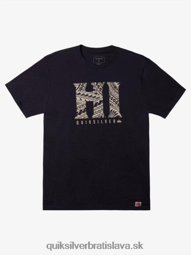 Havajské ostrovné tričko Quiksilver muži B80HXR1104 námornícke sako