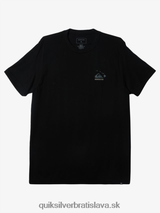 Havajské tričko preživších Quiksilver muži B80HXR116 čierna