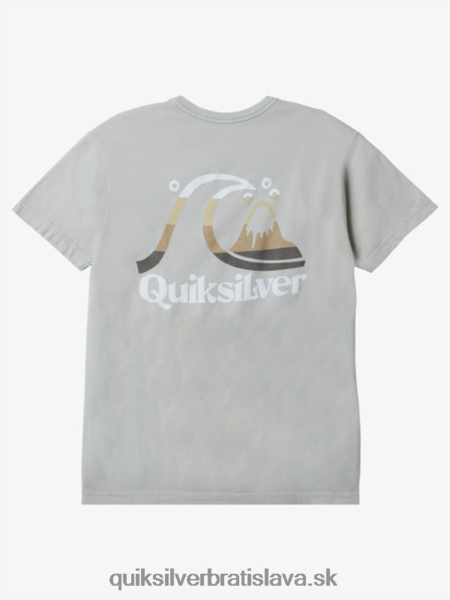 Tričko ostrovného času Quiksilver muži B80HXR1628 púštna šalvia