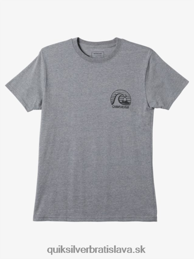 bold move mod tričko Quiksilver muži B80HXR1138 stredne sivý vres