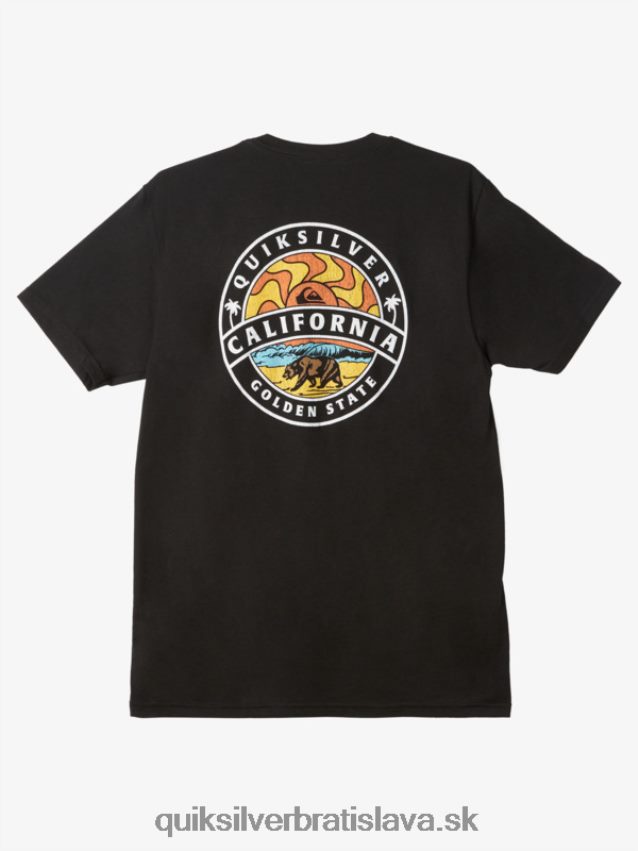 california sunshine tričko Quiksilver muži B80HXR1184 čierna