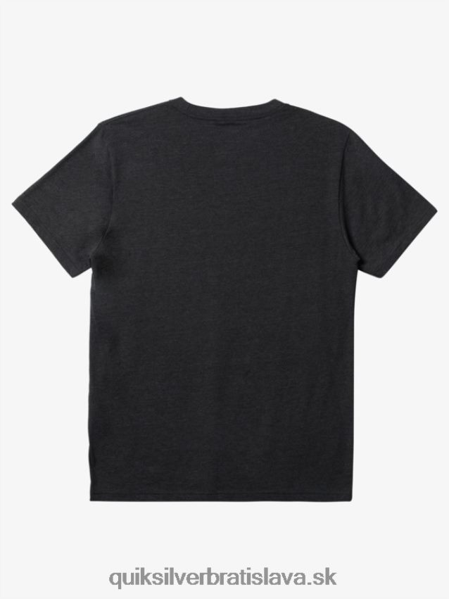 core lockup tričko Quiksilver muži B80HXR159 vres z dreveného uhlia