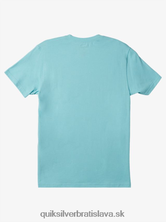 dážď check tričko Quiksilver muži B80HXR509 anjelská modrá