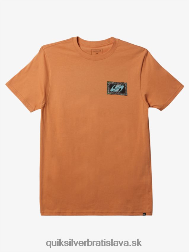 echoed beat tričko Quiksilver muži B80HXR718 medené opálenie