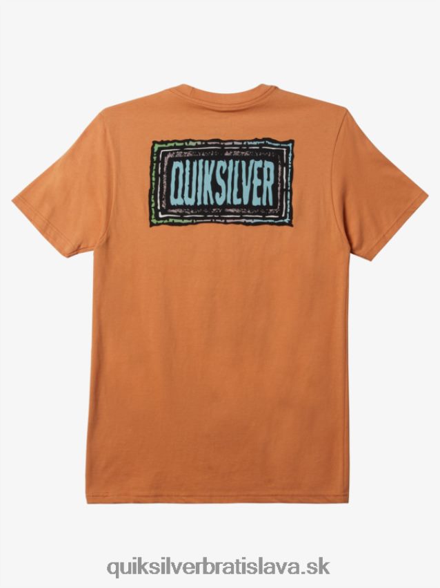 echoed beat tričko Quiksilver muži B80HXR718 medené opálenie