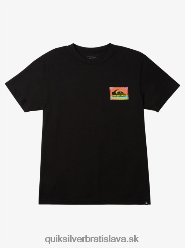 farebné splývavé tričko Quiksilver muži B80HXR1204 čierna
