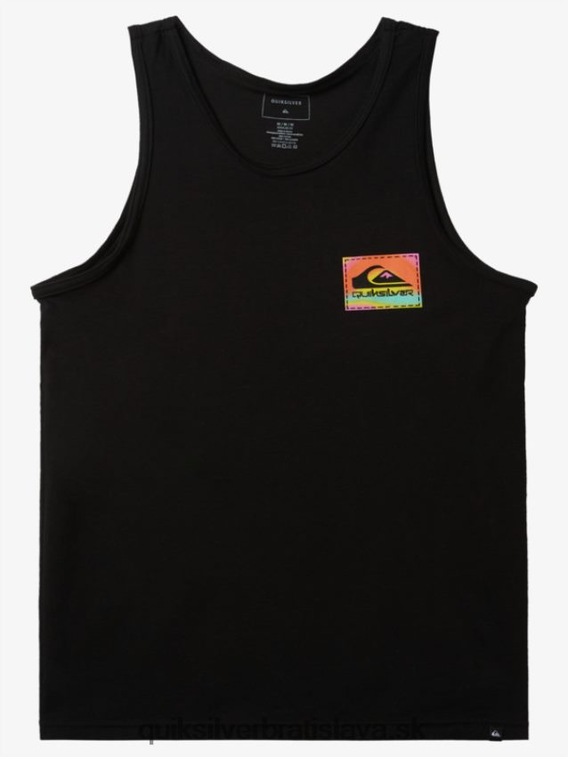 farebné splývavé tričko Quiksilver muži B80HXR1333 čierna