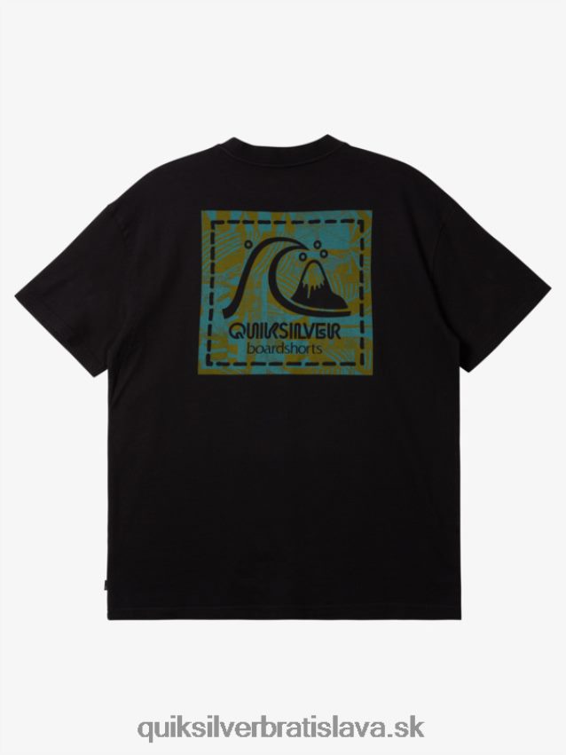 gregg kaplan prázdne plátno tričko Quiksilver muži B80HXR1374 čierna