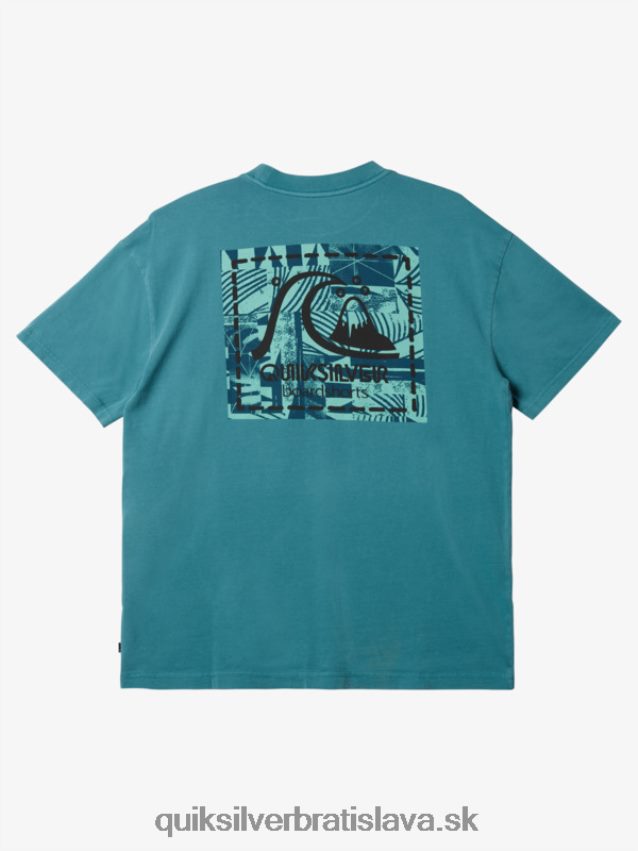 gregg kaplan prázdne plátno tričko Quiksilver muži B80HXR1375 bretónska modrá