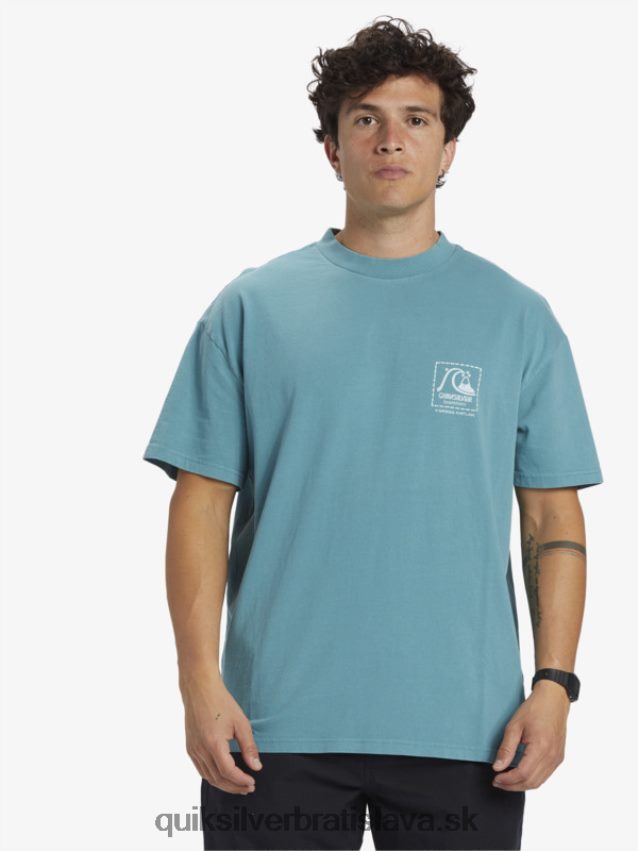 gregg kaplan prázdne plátno tričko Quiksilver muži B80HXR1375 bretónska modrá