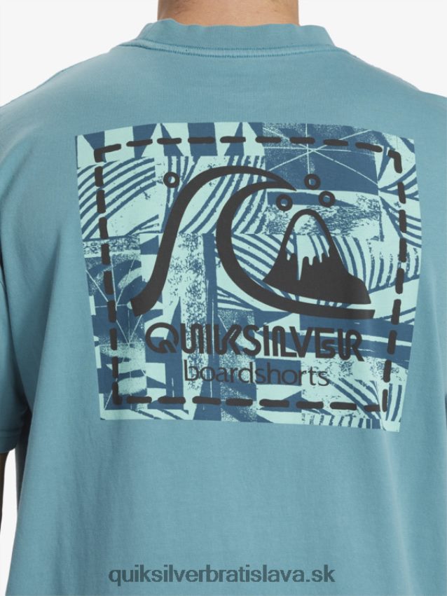 gregg kaplan prázdne plátno tričko Quiksilver muži B80HXR1375 bretónska modrá