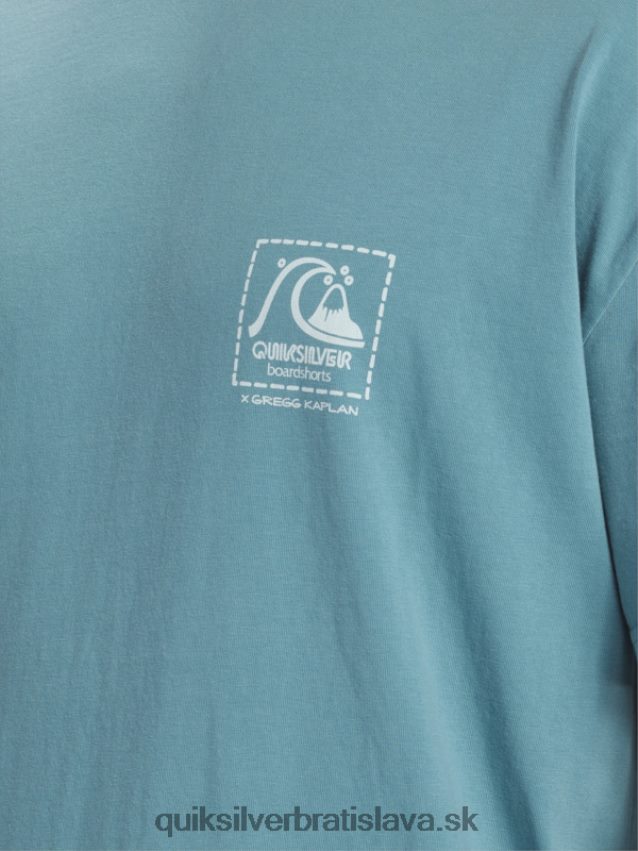 gregg kaplan prázdne plátno tričko Quiksilver muži B80HXR1375 bretónska modrá