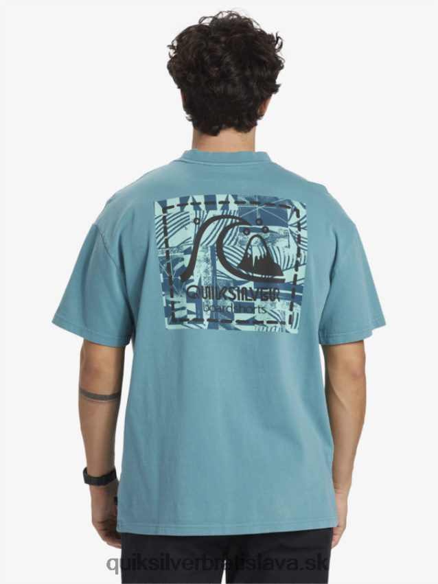 gregg kaplan prázdne plátno tričko Quiksilver muži B80HXR1375 bretónska modrá