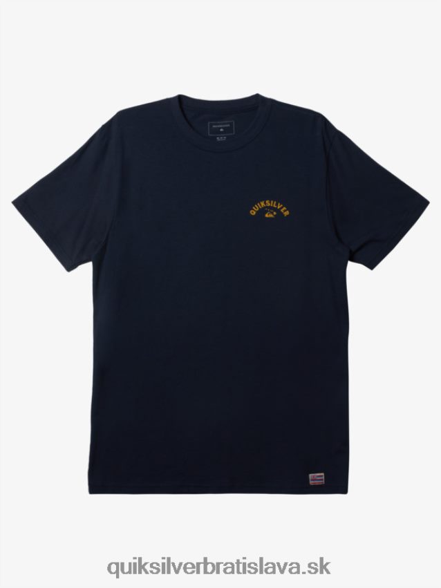 havajské tričko so žiletkovým zubom Quiksilver muži B80HXR158 námornícke sako