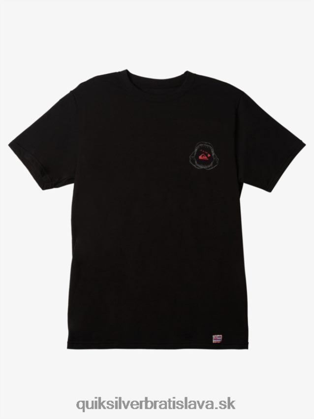 havajské veľké tričko Quiksilver muži B80HXR1421 čierna
