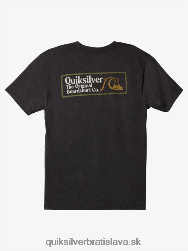 hranaté biz mod tričko Quiksilver muži B80HXR1189 vres z dreveného uhlia