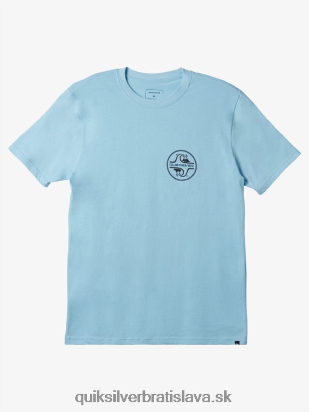 jadrové bublinkové tričko Quiksilver muži B80HXR1026 modrá obloha