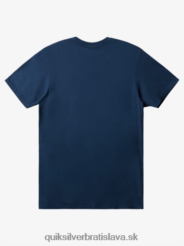každodenné tričko Quiksilver muži B80HXR903 polnočné námorníctvo