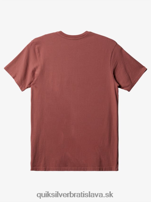 každodenné vreckové tričko Quiksilver muži B80HXR892 marsala