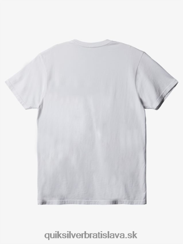 každodenné vreckové tričko Quiksilver muži B80HXR893 biely
