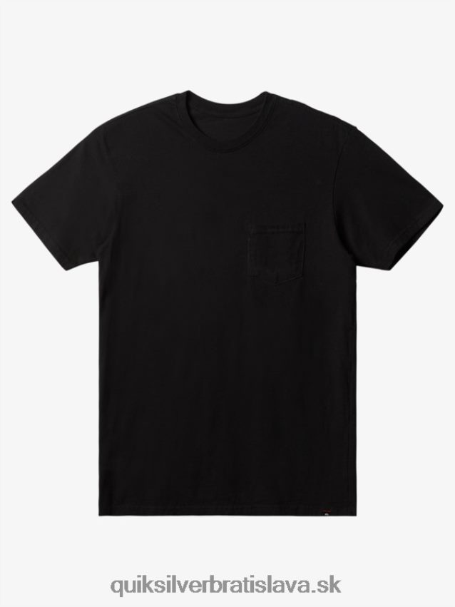 každodenné vreckové tričko Quiksilver muži B80HXR896 čierna