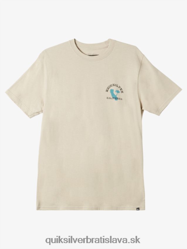 kalifornské ikonické západné tričko Quiksilver muži B80HXR1228 plaza taupe