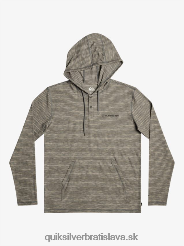 kentin tričko s dlhým rukávom a kapucňou Quiksilver muži B80HXR1353 tmavý bridlicový kentin