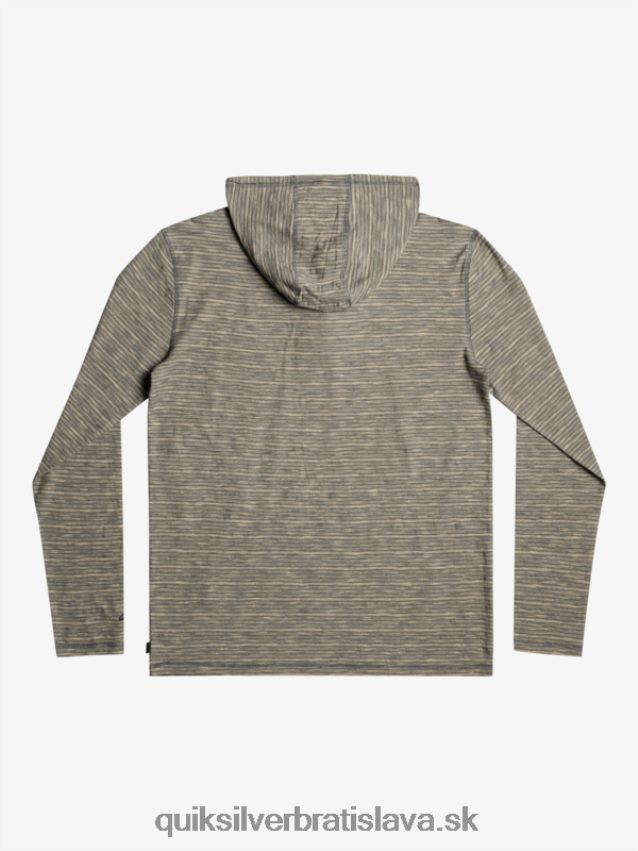 kentin tričko s dlhým rukávom a kapucňou Quiksilver muži B80HXR1353 tmavý bridlicový kentin