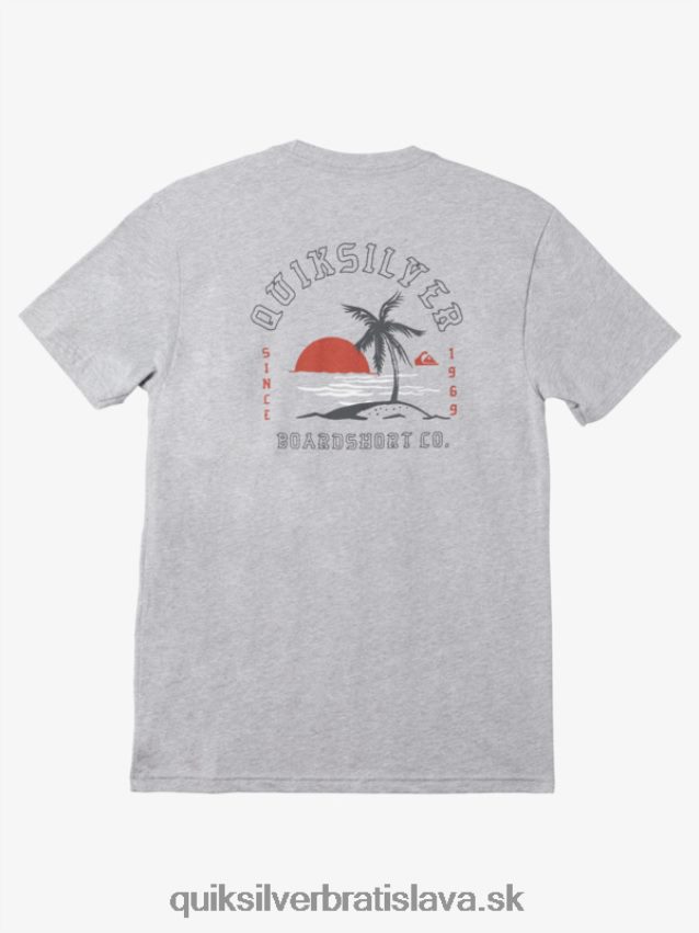 konečne sám tričko Quiksilver muži B80HXR1161 atletický vres