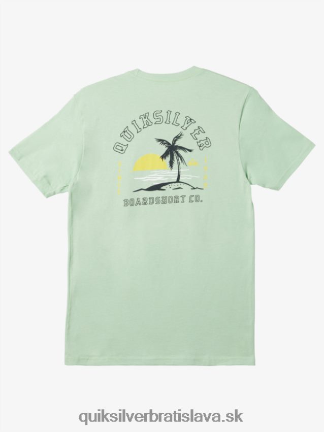 konečne sám tričko Quiksilver muži B80HXR1162 smrekovec