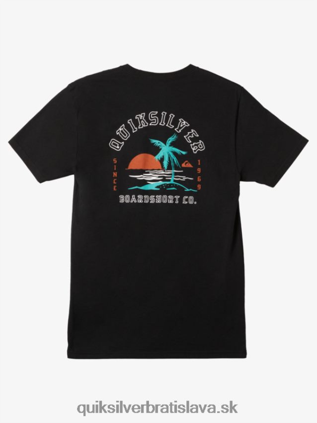 konečne sám tričko Quiksilver muži B80HXR1163 čierna