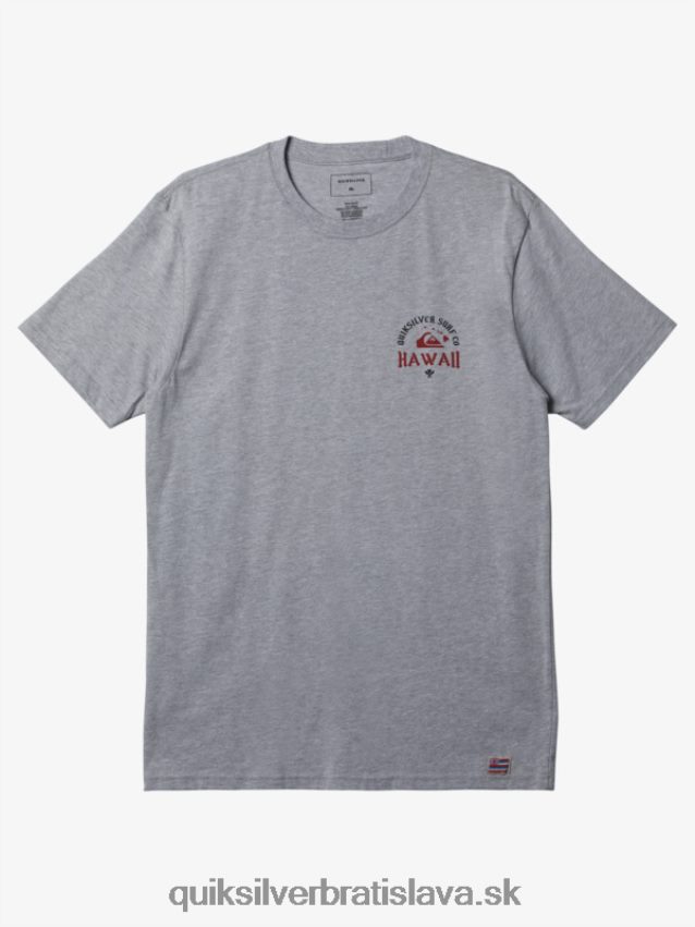 kráľovské tričko havajského kohúta Quiksilver muži B80HXR673 atletický vres