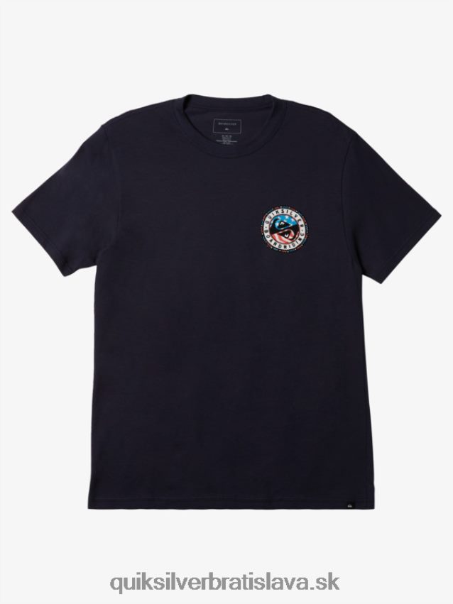 letné zábavné tričko Quiksilver muži B80HXR468 námornícke sako