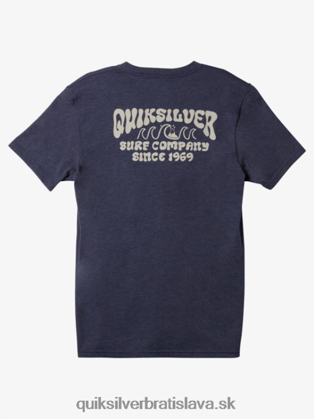 lockup mod tričko Quiksilver muži B80HXR529 námornícke sako vres