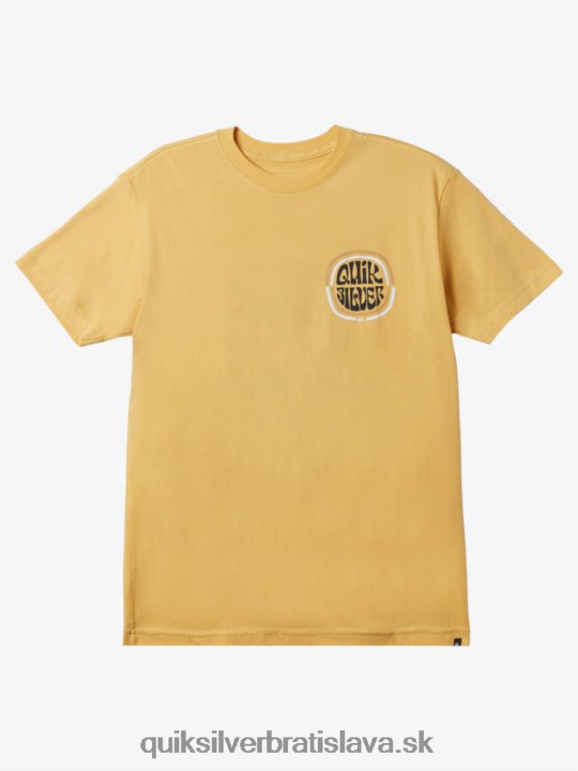 míle vysoké tričko Quiksilver muži B80HXR1640 okrová