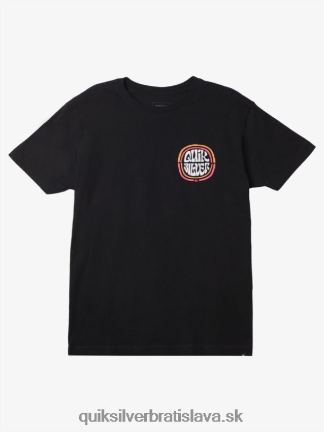 míle vysoké tričko Quiksilver muži B80HXR1641 čierna