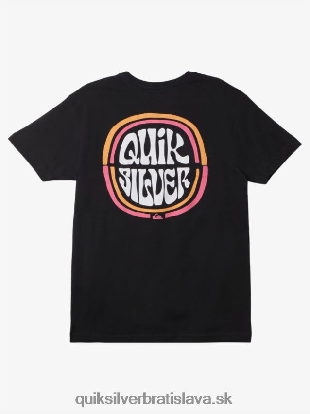 míle vysoké tričko Quiksilver muži B80HXR1641 čierna